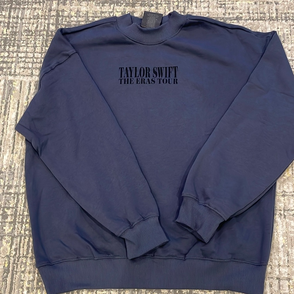 NWT Taylor Swift The Eras Tour Navy Blue Crewneck